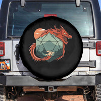 Funny Dragon Tabletop RPG Dice Game Spare Tire Cover