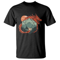 Funny Dragon Tabletop RPG Dice Game T Shirt