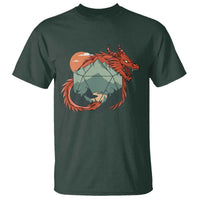 Funny Dragon Tabletop RPG Dice Game T Shirt