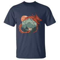 Funny Dragon Tabletop RPG Dice Game T Shirt