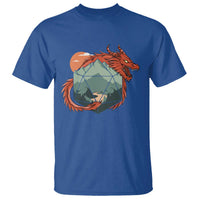 Funny Dragon Tabletop RPG Dice Game T Shirt