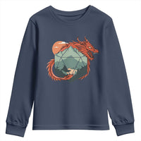 Funny Dragon Tabletop RPG Dice Game Youth Sweatshirt