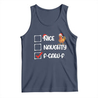 Funny F Caw F Chicken Christmas Tank Top Nice Naughty Cartoon Rooster Poultry Animal - Wonder Print Shop