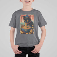 Cat Ramen Hanukkah T Shirt For Kid Japanese Kawaii Anime Chanukah Cat - Wonder Print Shop