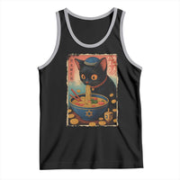 Cat Ramen Hanukkah Tank Top Japanese Kawaii Anime Chanukah Cat - Wonder Print Shop