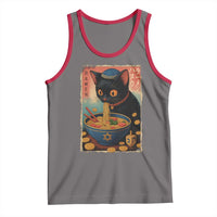Cat Ramen Hanukkah Tank Top Japanese Kawaii Anime Chanukah Cat - Wonder Print Shop