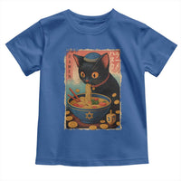 Cat Ramen Hanukkah Toddler T Shirt Japanese Kawaii Anime Chanukah Cat - Wonder Print Shop