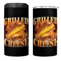 Grilled Cheese 4 in 1 Can Cooler Tumbler Food Lover Funny Gag Weird Meme 90s - Wonder Print Shop