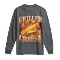 Grilled Cheese Long Sleeve Shirt Food Lover Funny Gag Weird Meme 90s - Wonder Print Shop
