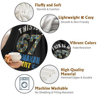 Funny 67 Hanukkah Throw Blanket This Is My 67 Pajamakah Gift - Wonder Print Shop
