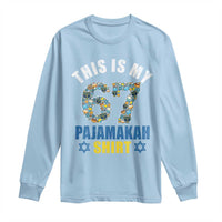 Funny 67 Hanukkah Long Sleeve Shirt This Is My 67 Pajamakah Gift - Wonder Print Shop