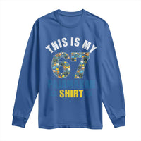 Funny 67 Hanukkah Long Sleeve Shirt This Is My 67 Pajamakah Gift - Wonder Print Shop
