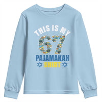 Funny 67 Hanukkah Youth Sweatshirt This Is My 67 Pajamakah Gift - Wonder Print Shop
