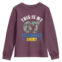 Funny 67 Hanukkah Youth Sweatshirt This Is My 67 Pajamakah Gift - Wonder Print Shop