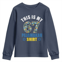 Funny 67 Hanukkah Youth Sweatshirt This Is My 67 Pajamakah Gift - Wonder Print Shop