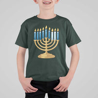 Funny 67 Hanukkah T Shirt For Kid Chanukah Menorah Sixth Seventh Night - Wonder Print Shop