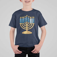Funny 67 Hanukkah T Shirt For Kid Chanukah Menorah Sixth Seventh Night - Wonder Print Shop