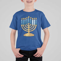 Funny 67 Hanukkah T Shirt For Kid Chanukah Menorah Sixth Seventh Night - Wonder Print Shop