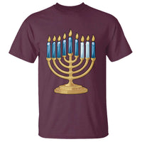 Funny 67 Hanukkah T Shirt Chanukah Menorah Sixth Seventh Night - Wonder Print Shop