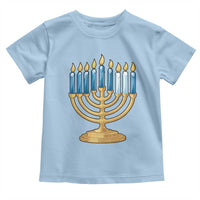 Funny 67 Hanukkah Toddler T Shirt Chanukah Menorah Sixth Seventh Night - Wonder Print Shop