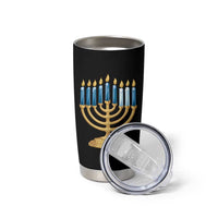 Funny 67 Hanukkah Tumbler Cup Chanukah Menorah Sixth Seventh Night - Wonder Print Shop