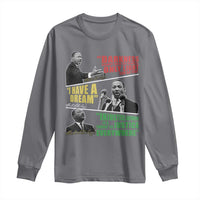 Martin Luther King MLK Quotes Black History Leaders Long Sleeve Shirt