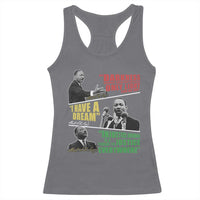 Martin Luther King MLK Quotes Black History Leaders Racerback Tank Top
