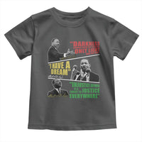 Martin Luther King MLK Quotes Black History Leaders Toddler T Shirt