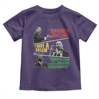 Martin Luther King MLK Quotes Black History Leaders Toddler T Shirt