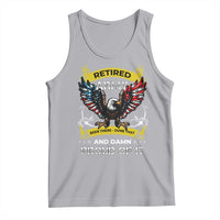 Retired Army Been There Done That And Damn Proud Of It Tank Top Veteran Bald Eagle American Flag