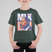 MLK Day I Have A Dream T Shirt For Kid Martin Luther King Vintage American Flag Black History Month