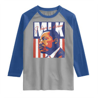 MLK Day I Have A Dream Raglan Shirt Martin Luther King Vintage American Flag Black History Month