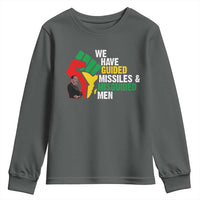 MLK Quotes We Have Guided Missiles And Misguided Men Youth Sweatshirt Dr Martin Luther King Jr