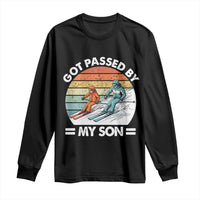 Funny Ski Dad Long Sleeve Shirt Got Passed By My Son Retro Vintage - Wonder Print Shop