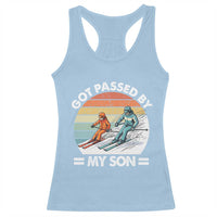 Funny Ski Dad Racerback Tank Top Got Passed By My Son Retro Vintage - Wonder Print Shop