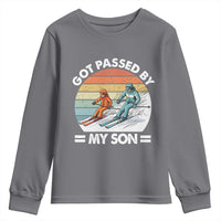 Funny Ski Dad Youth Sweatshirt Got Passed By My Son Retro Vintage - Wonder Print Shop