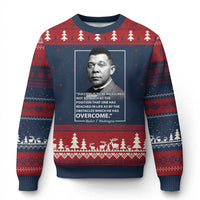 Booker Taliaferro Washington Ugly Christmas Sweater Success Is To Be Measured Not So Much By The Position That One Has Reached