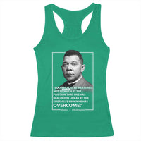 Booker Taliaferro Washington Racerback Tank Top Success Is To Be Measured Not So Much By The Position That One Has Reached