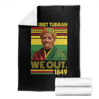 Harriet Tubman Throw Blanket We Out 1849 African American History