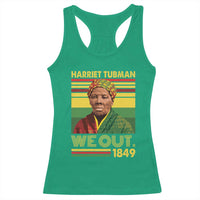 Harriet Tubman Racerback Tank Top We Out 1849 African American History