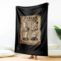 Black Leaders Throw Blanket Wanted Civil Rights Heroes MLK Malcolm X Web John Lewis