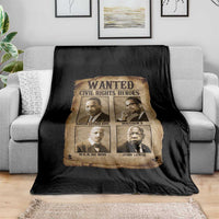Black Leaders Throw Blanket Wanted Civil Rights Heroes MLK Malcolm X Web John Lewis