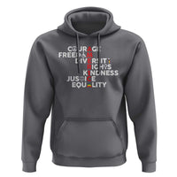 America Courage Freedom Diversity Rights Friendship Justice Hoodie