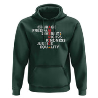 America Courage Freedom Diversity Rights Friendship Justice Hoodie