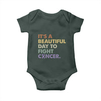 All Cancer Awareness Baby Onesie It's A Beautiful Day To Fight Cancer Lavender Ribbon