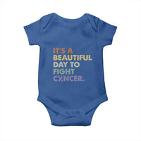 All Cancer Awareness Baby Onesie It's A Beautiful Day To Fight Cancer Lavender Ribbon