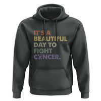 All Cancer Awareness Hoodie It's A Beautiful Day To Fight Cancer Lavender Ribbon