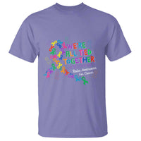 All Cancer Awareness T Shirt We're All Tied Together Raise Awareness For Cancer Ribbons