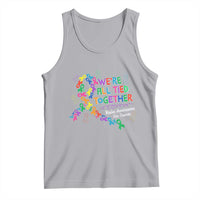 All Cancer Awareness Tank Top We're All Tied Together Raise Awareness For Cancer Ribbons