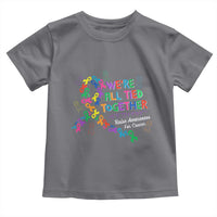 All Cancer Awareness Toddler T Shirt We're All Tied Together Raise Awareness For Cancer Ribbons